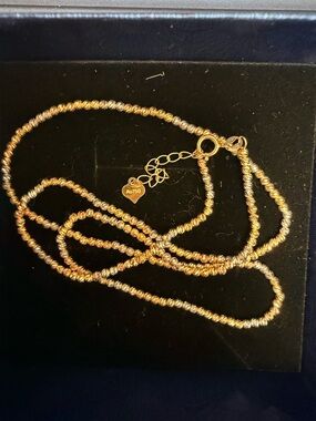 Necklace Bubble Design in Tricolours - AU750 /18K GOLD 3.5 grams